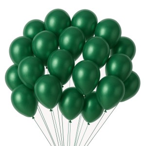 GLOBOLANDIA GLOBOS PERLADOS 10" x 50u VERDE OSCURO